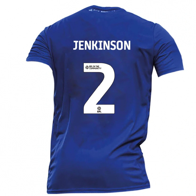 Danxen Damen Carl Jenkinson #2 Blau Weiß Auswärtstrikot Trikot 2025/26 T-Shirt Österreich