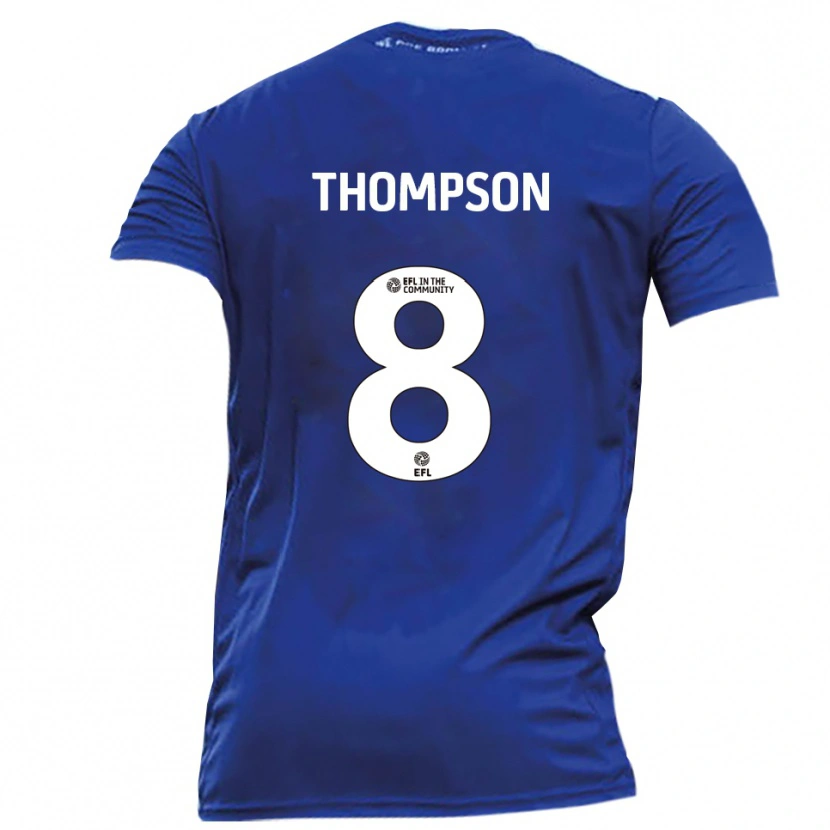 Danxen Damen Ben Thompson #8 Blau Weiß Auswärtstrikot Trikot 2025/26 T-Shirt Österreich