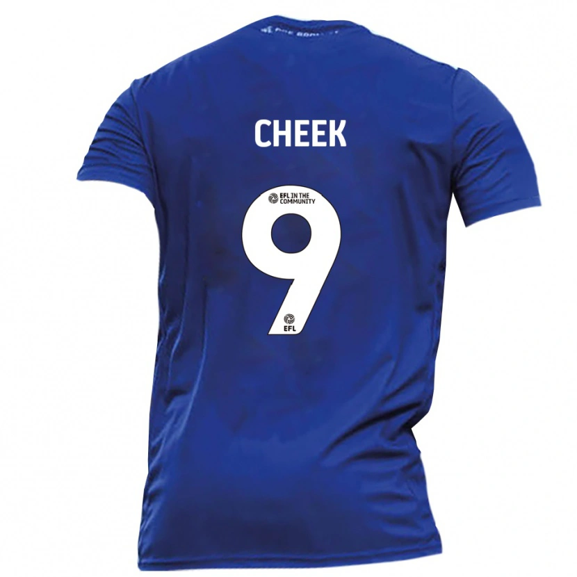 Danxen Damen Michael Cheek #9 Blau Weiß Auswärtstrikot Trikot 2025/26 T-Shirt Österreich