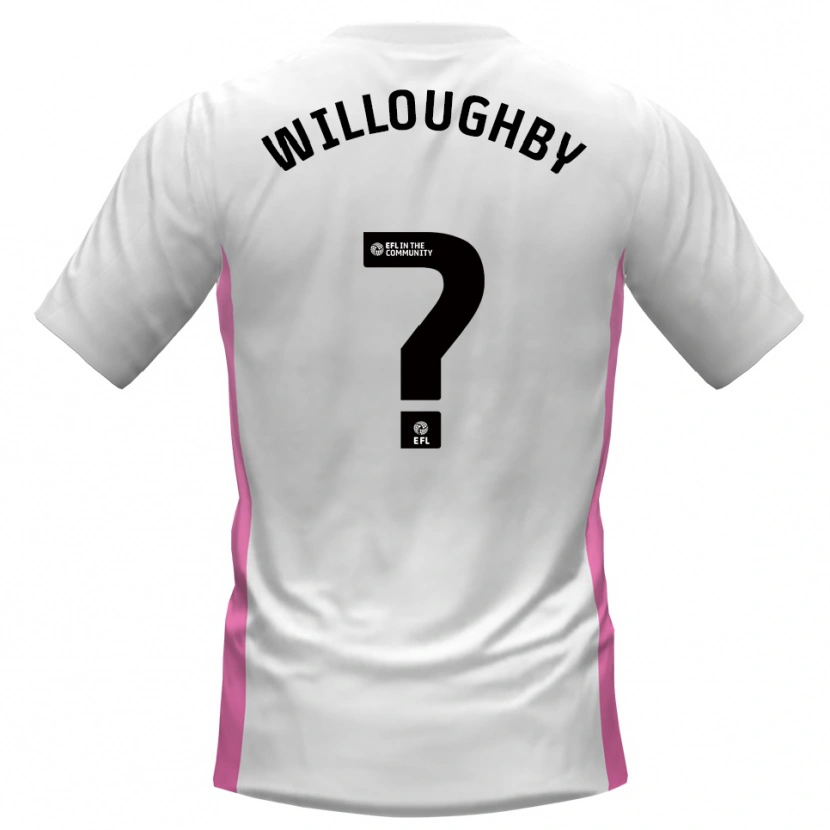 Danxen Damen Holly Willoughby #0 Weiß Rot Auswärtstrikot Trikot 2025/26 T-Shirt Österreich