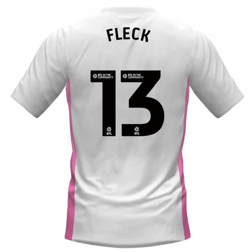 Danxen Damen John Fleck #13 Weiß Rot Auswärtstrikot Trikot 2025/26 T-Shirt Österreich