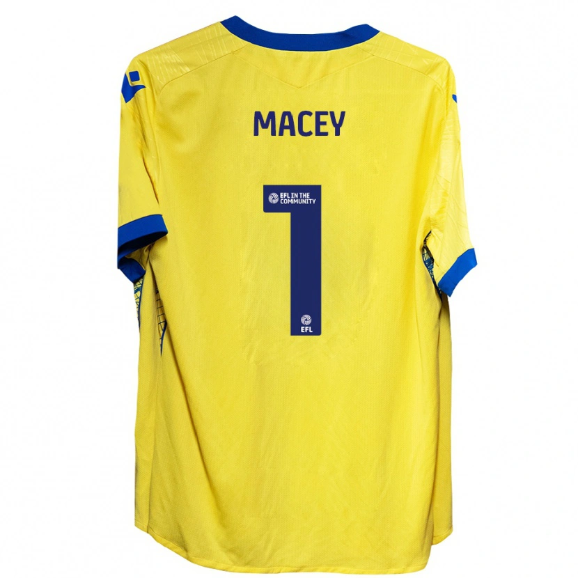 Danxen Damen Matt Macey #1 Gelb Blau Auswärtstrikot Trikot 2025/26 T-Shirt Österreich