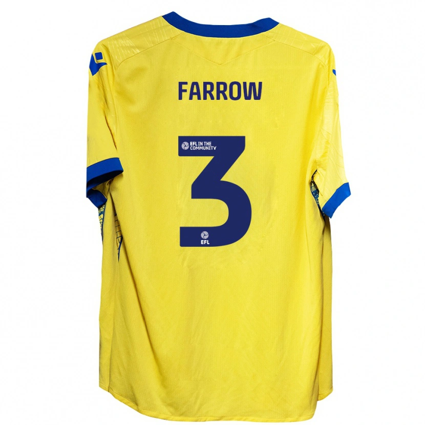 Danxen Damen Sophie Farrow #3 Gelb Blau Auswärtstrikot Trikot 2025/26 T-Shirt Österreich