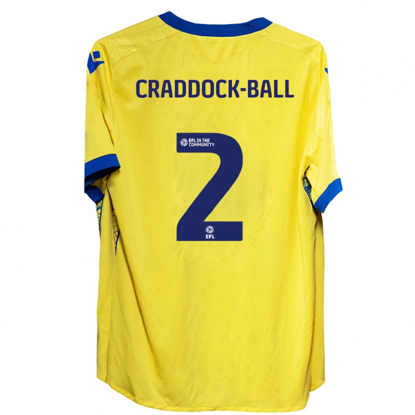 Danxen Damen Jac Craddock-Ball #2 Gelb Blau Auswärtstrikot Trikot 2025/26 T-Shirt Österreich