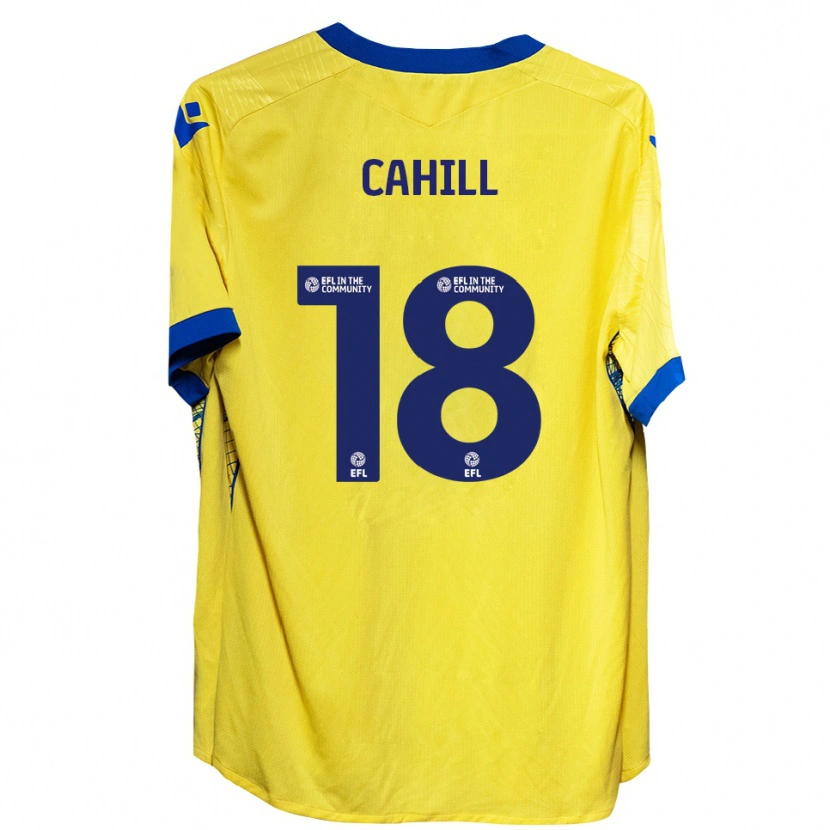 Danxen Damen Ella Cahill #18 Gelb Blau Auswärtstrikot Trikot 2025/26 T-Shirt Österreich