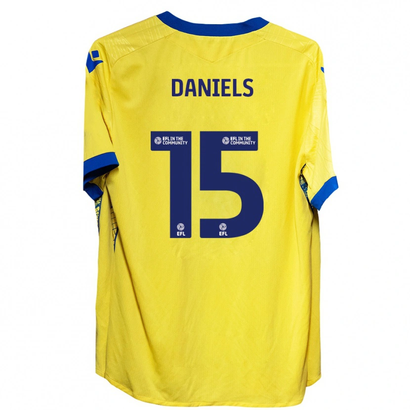 Danxen Damen Learna Daniels #15 Gelb Blau Auswärtstrikot Trikot 2025/26 T-Shirt Österreich