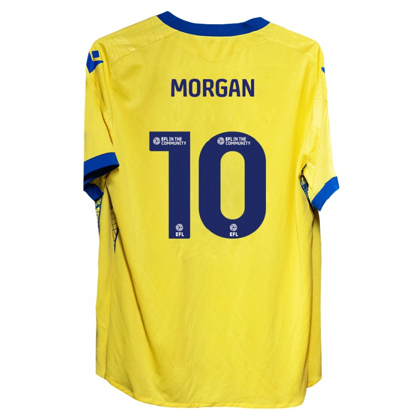 Danxen Damen Lindsey Morgan #10 Gelb Blau Auswärtstrikot Trikot 2025/26 T-Shirt Österreich