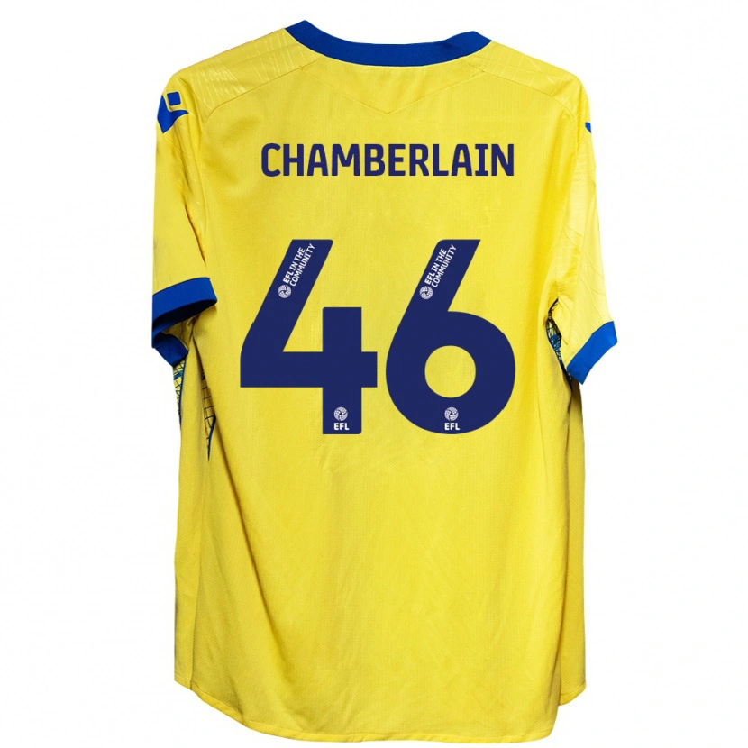 Danxen Damen Harrison Chamberlain #46 Gelb Blau Auswärtstrikot Trikot 2025/26 T-Shirt Österreich