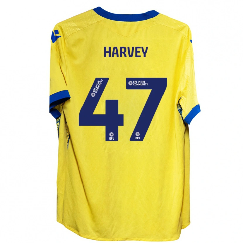 Danxen Damen Ronnie Harvey #47 Gelb Blau Auswärtstrikot Trikot 2025/26 T-Shirt Österreich