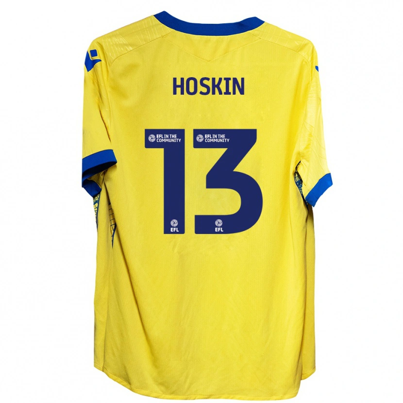Danxen Damen Owen Hoskin #13 Gelb Blau Auswärtstrikot Trikot 2025/26 T-Shirt Österreich