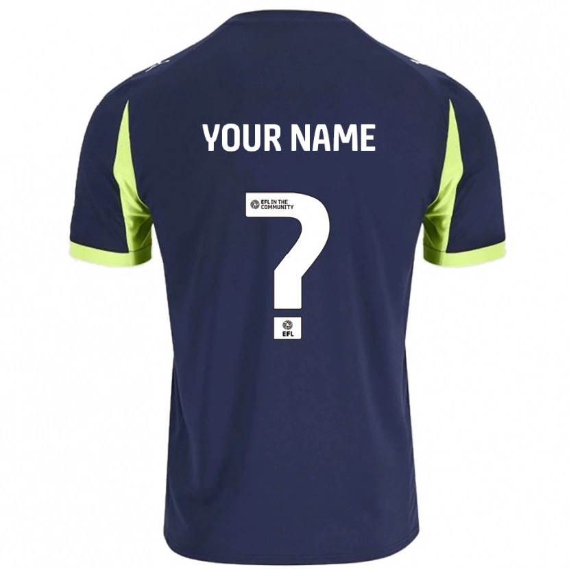 Danxen Damen Ihren Namen #0 Marine Fluoreszierendes Grün Auswärtstrikot Trikot 2025/26 T-Shirt Österreich