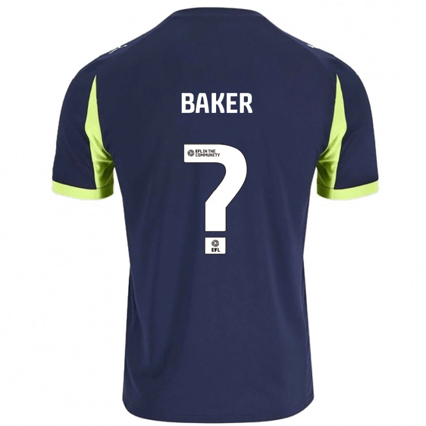 Danxen Damen Billy Baker #0 Marine Fluoreszierendes Grün Auswärtstrikot Trikot 2025/26 T-Shirt Österreich
