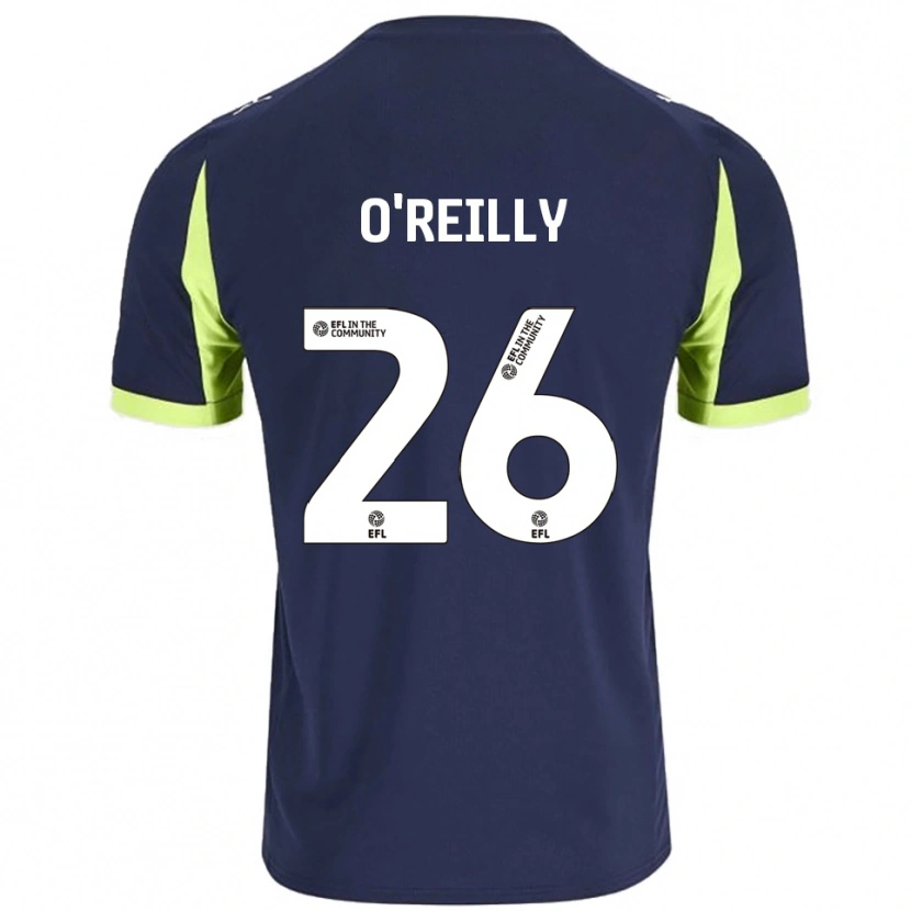 Danxen Damen Tommi O'reilly #26 Marine Fluoreszierendes Grün Auswärtstrikot Trikot 2025/26 T-Shirt Österreich