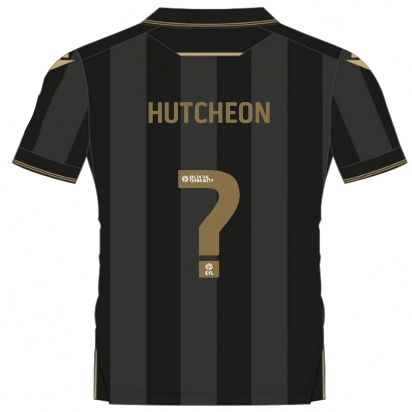 Danxen Damen George Hutcheon #0 Schwarz Gold Auswärtstrikot Trikot 2025/26 T-Shirt Österreich