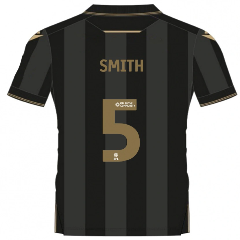 Danxen Damen Andy Smith #5 Schwarz Gold Auswärtstrikot Trikot 2025/26 T-Shirt Österreich