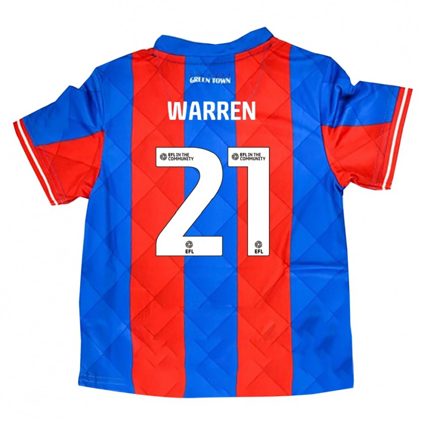 Danxen Damen Tyrell Warren #21 Blau Rot Weiß Auswärtstrikot Trikot 2025/26 T-Shirt Österreich