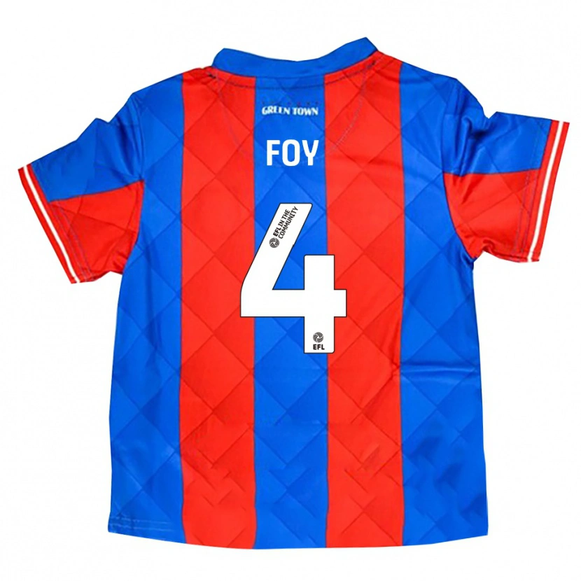 Danxen Damen Alfie Foy #4 Blau Rot Weiß Auswärtstrikot Trikot 2025/26 T-Shirt Österreich