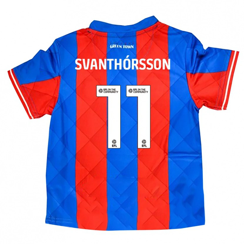 Danxen Damen Jason Dadi Svanthórsson #11 Blau Rot Weiß Auswärtstrikot Trikot 2025/26 T-Shirt Österreich