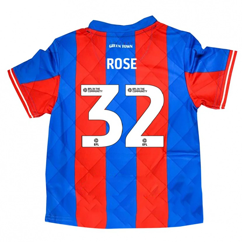 Danxen Damen Danny Rose #32 Blau Rot Weiß Auswärtstrikot Trikot 2025/26 T-Shirt Österreich
