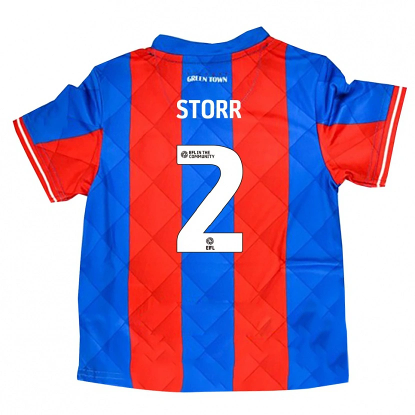 Danxen Damen Callum Storr #2 Blau Rot Weiß Auswärtstrikot Trikot 2025/26 T-Shirt Österreich