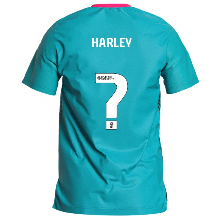 Danxen Damen Tobi Harley #0 Himmelblau Pink Auswärtstrikot Trikot 2025/26 T-Shirt Österreich