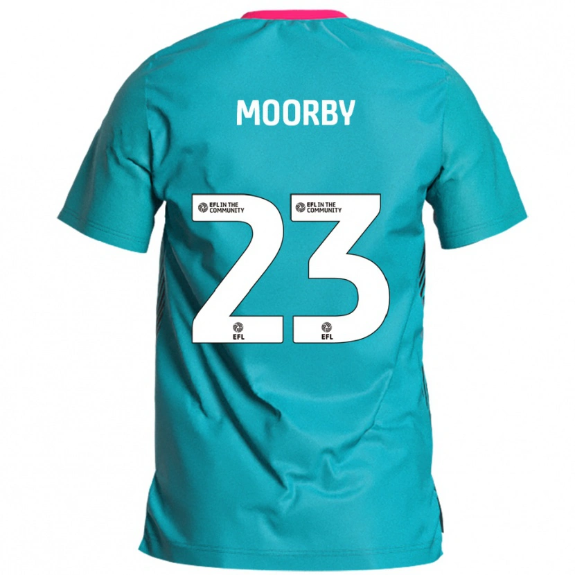 Danxen Damen James Moorby #23 Himmelblau Pink Auswärtstrikot Trikot 2025/26 T-Shirt Österreich