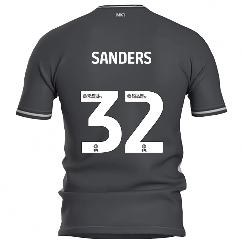 Danxen Damen Jack Sanders #32 Grau Silber Auswärtstrikot Trikot 2025/26 T-Shirt Österreich