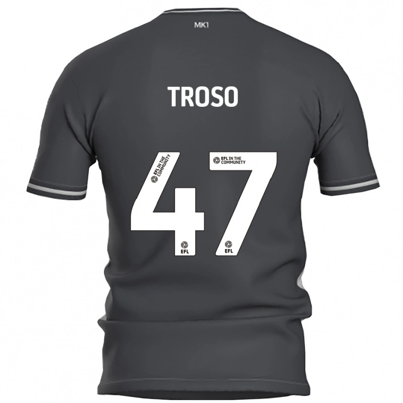 Danxen Damen Simone Troso #47 Grau Silber Auswärtstrikot Trikot 2025/26 T-Shirt Österreich