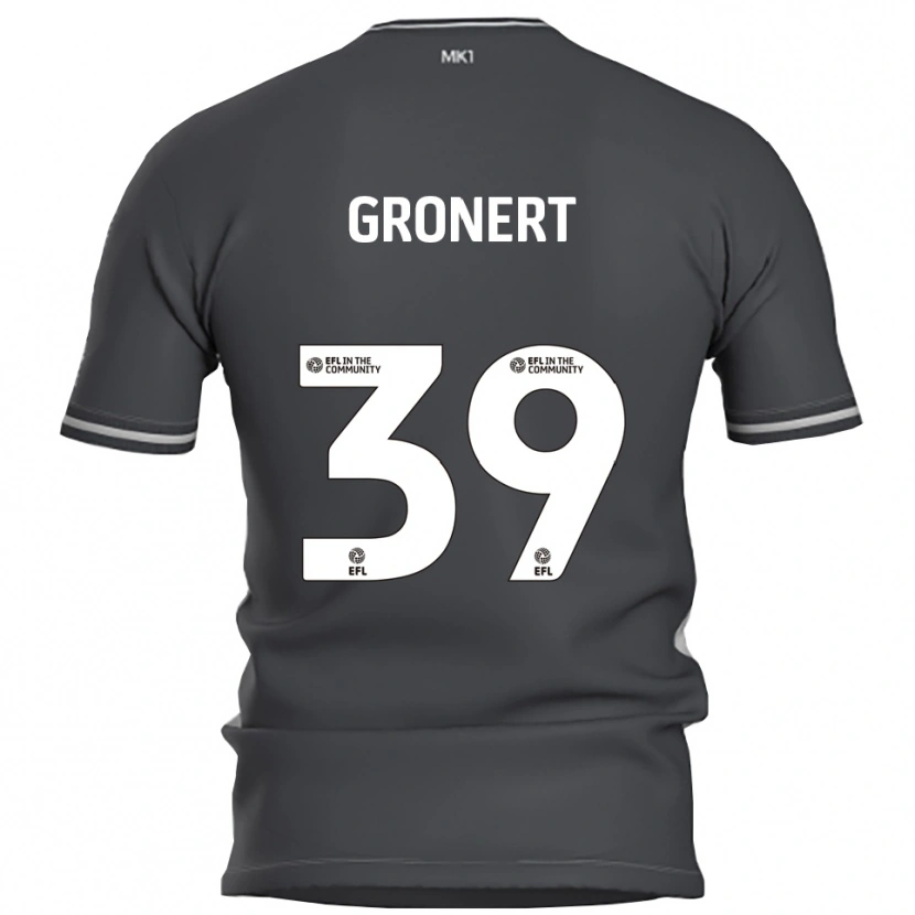 Danxen Damen Alex Gronert #39 Grau Silber Auswärtstrikot Trikot 2025/26 T-Shirt Österreich