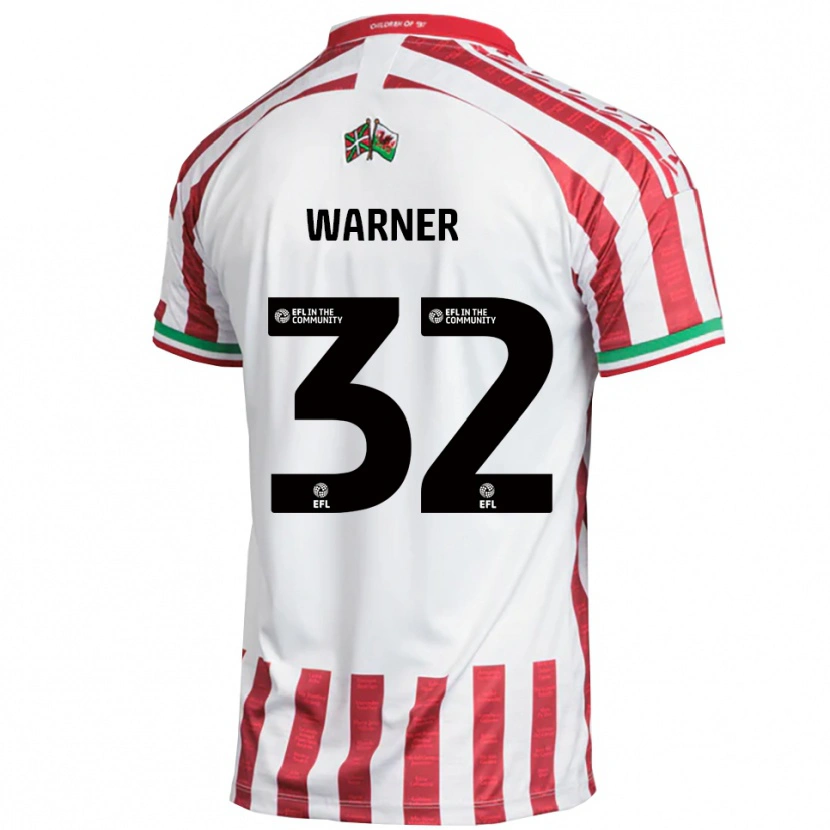 Danxen Damen Jaden Warner #32 Rot Weiß Auswärtstrikot Trikot 2025/26 T-Shirt Österreich