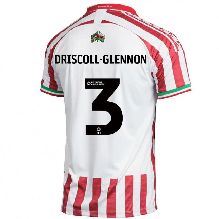 Danxen Damen Anthony Driscoll-Glennon #3 Rot Weiß Auswärtstrikot Trikot 2025/26 T-Shirt Österreich