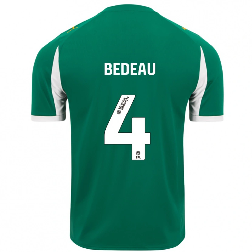 Danxen Damen Jacob Bedeau #4 Grün Weiß Auswärtstrikot Trikot 2025/26 T-Shirt Österreich