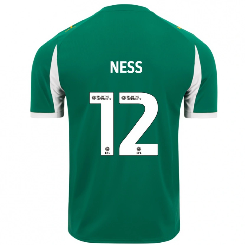 Danxen Damen Lucas Ness #12 Grün Weiß Auswärtstrikot Trikot 2025/26 T-Shirt Österreich