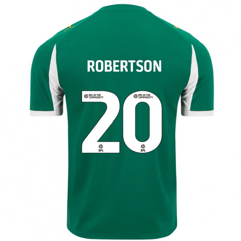 Danxen Damen Scott Robertson #20 Grün Weiß Auswärtstrikot Trikot 2025/26 T-Shirt Österreich