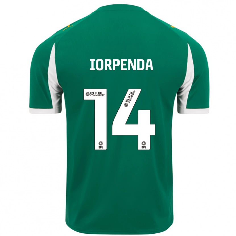 Danxen Damen Tom Iorpenda #14 Grün Weiß Auswärtstrikot Trikot 2025/26 T-Shirt Österreich