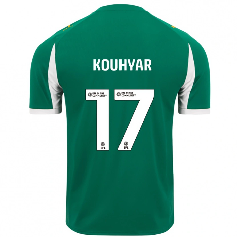 Danxen Damen Maziar Kouhyar #17 Grün Weiß Auswärtstrikot Trikot 2025/26 T-Shirt Österreich