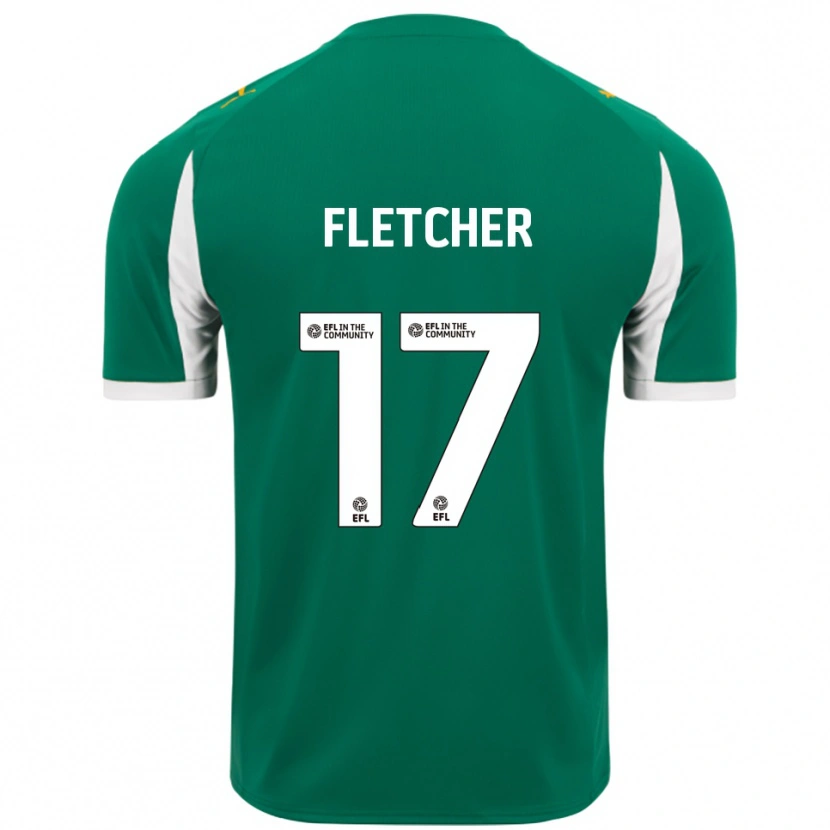 Danxen Damen Luca Fletcher #17 Grün Weiß Auswärtstrikot Trikot 2025/26 T-Shirt Österreich