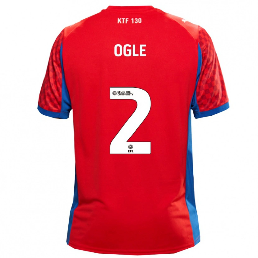 Danxen Damen Reagan Ogle #2 Rot Blau Auswärtstrikot Trikot 2025/26 T-Shirt Österreich