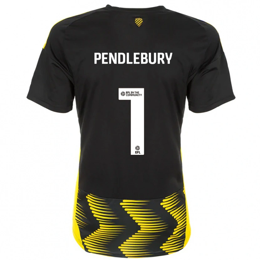 Danxen Damen Izzy Pendlebury #1 Schwarz Gelb Auswärtstrikot Trikot 2025/26 T-Shirt Österreich
