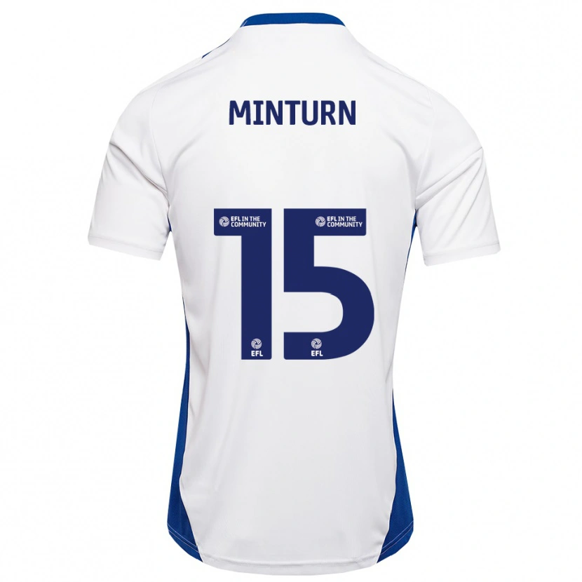 Danxen Damen Harrison Minturn #15 Weiß Blau Auswärtstrikot Trikot 2025/26 T-Shirt Österreich
