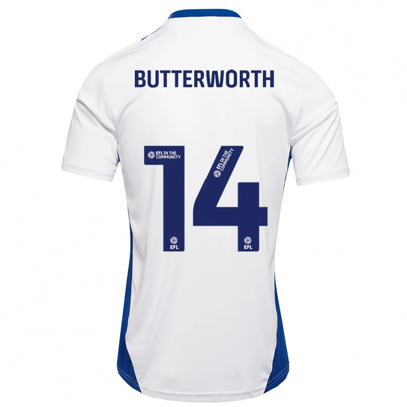 Danxen Damen Daniel Butterworth #14 Weiß Blau Auswärtstrikot Trikot 2025/26 T-Shirt Österreich