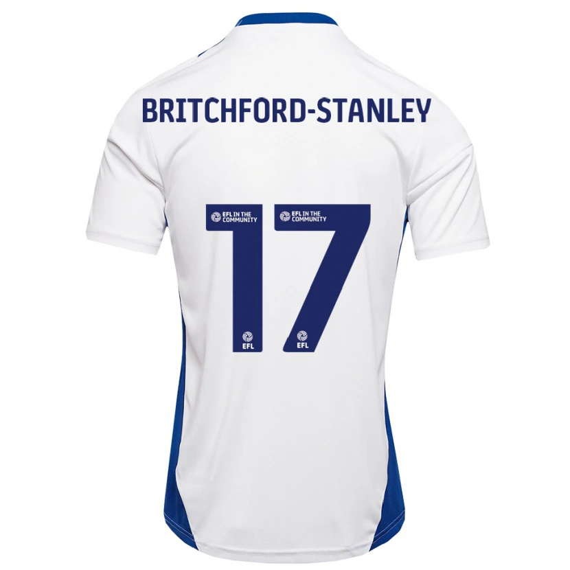 Danxen Damen Conor Britchford-Stanley #17 Weiß Blau Auswärtstrikot Trikot 2025/26 T-Shirt Österreich
