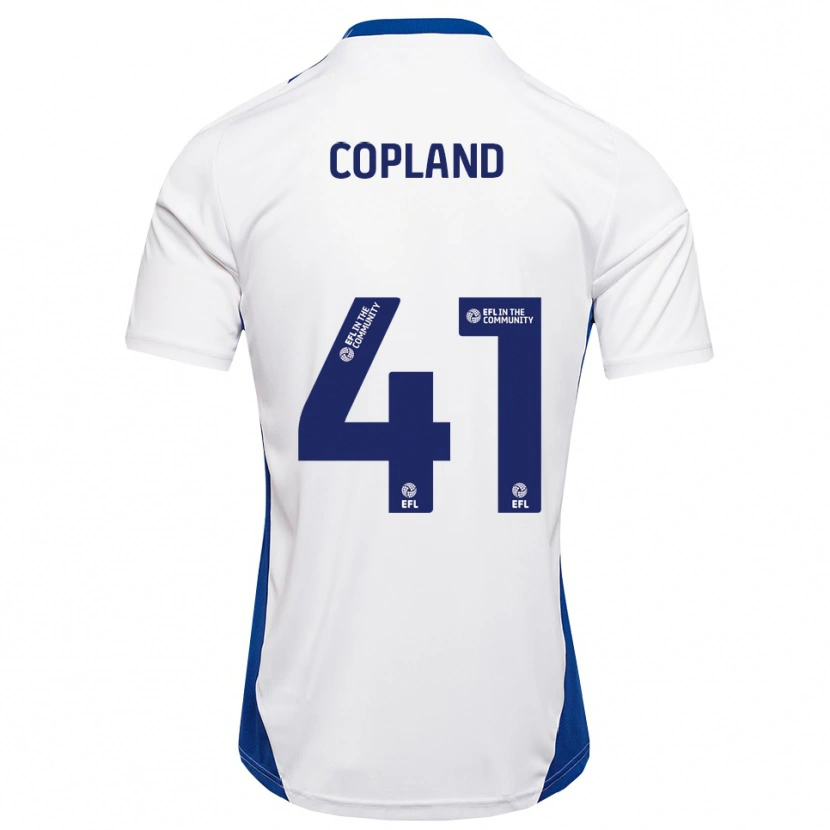 Danxen Damen Jack Copland #41 Weiß Blau Auswärtstrikot Trikot 2025/26 T-Shirt Österreich