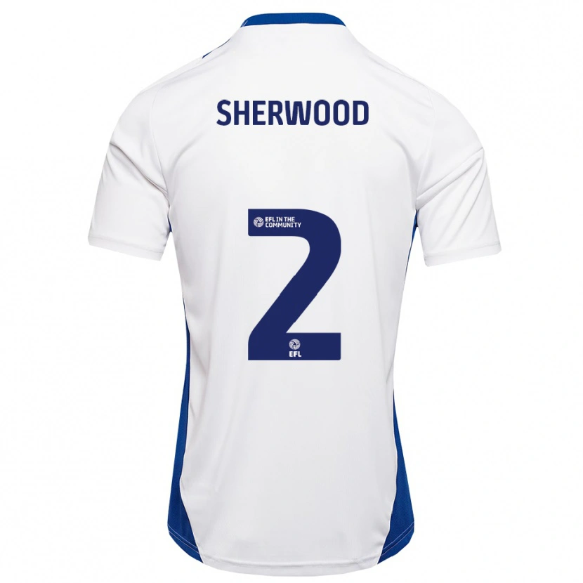 Danxen Damen Katie Sherwood #2 Weiß Blau Auswärtstrikot Trikot 2025/26 T-Shirt Österreich