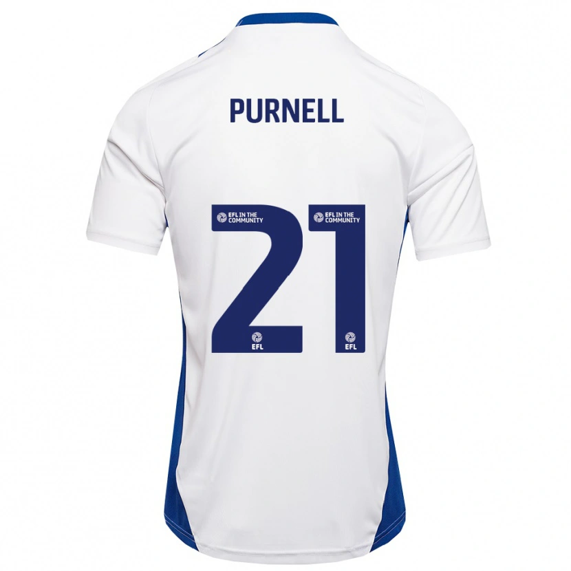 Danxen Damen Grace Purnell #21 Weiß Blau Auswärtstrikot Trikot 2025/26 T-Shirt Österreich