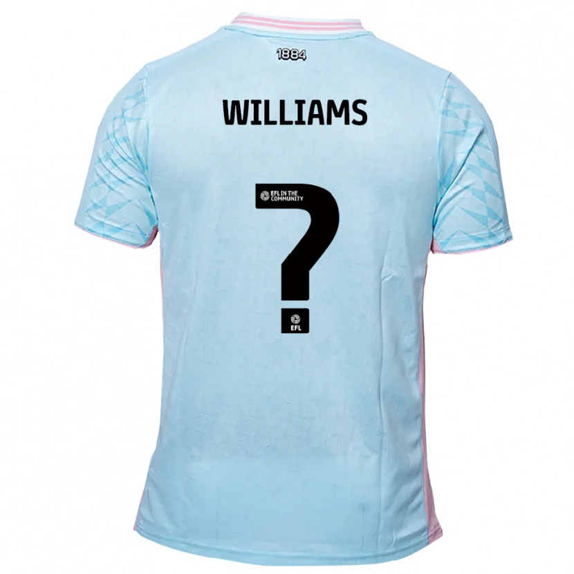 Danxen Damen Laura Williams #0 Himmelblau Pink Auswärtstrikot Trikot 2025/26 T-Shirt Österreich