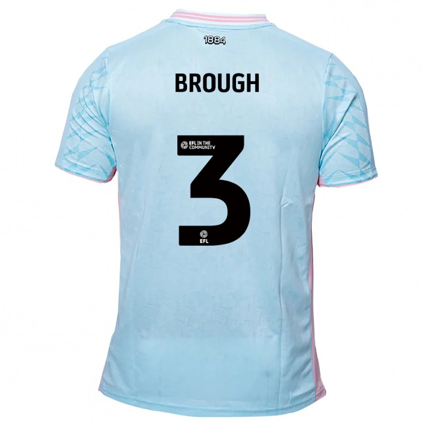 Danxen Damen Patrick Brough #3 Himmelblau Pink Auswärtstrikot Trikot 2025/26 T-Shirt Österreich