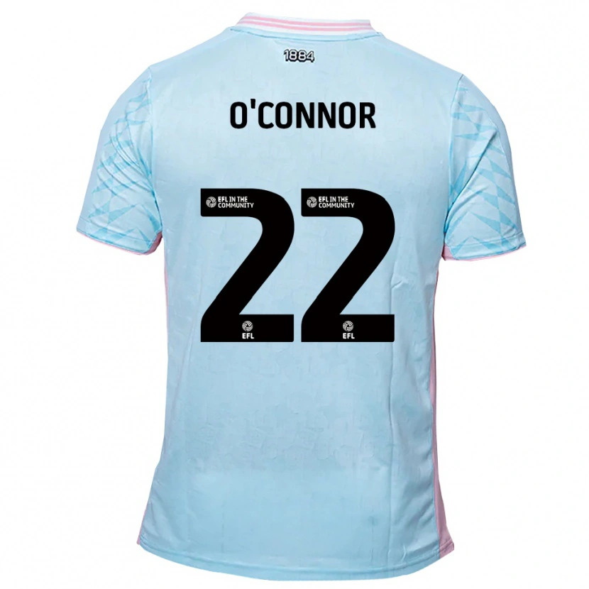 Danxen Damen Lee O'connor #22 Himmelblau Pink Auswärtstrikot Trikot 2025/26 T-Shirt Österreich