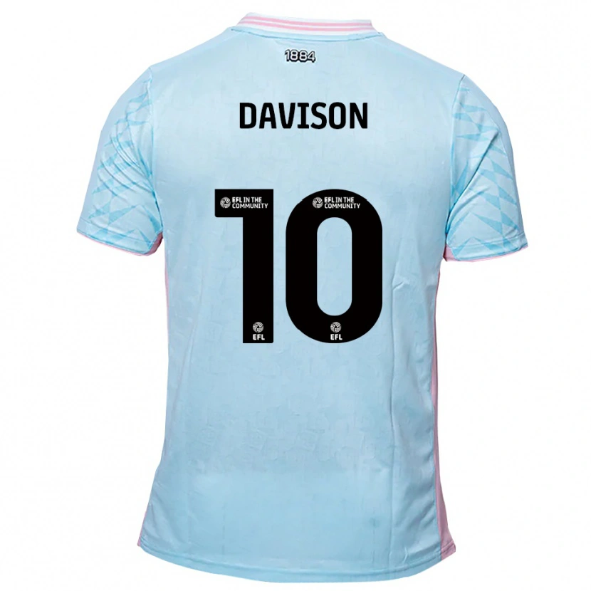 Danxen Damen Josh Davison #10 Himmelblau Pink Auswärtstrikot Trikot 2025/26 T-Shirt Österreich