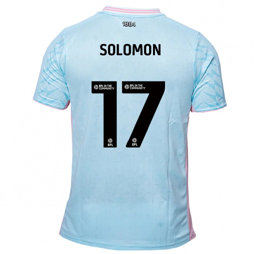 Danxen Damen Sol Solomon #17 Himmelblau Pink Auswärtstrikot Trikot 2025/26 T-Shirt Österreich